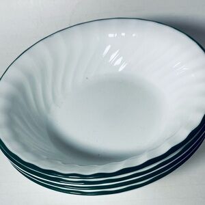 Set of 4 - Corelle by Corning 7" Soup Bowl - Callaway Pattern.